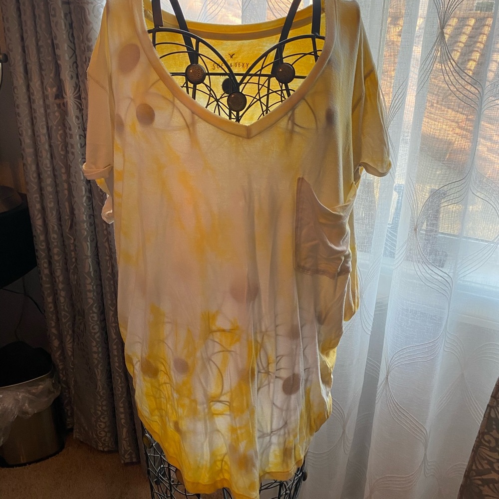 comfy tie die tee